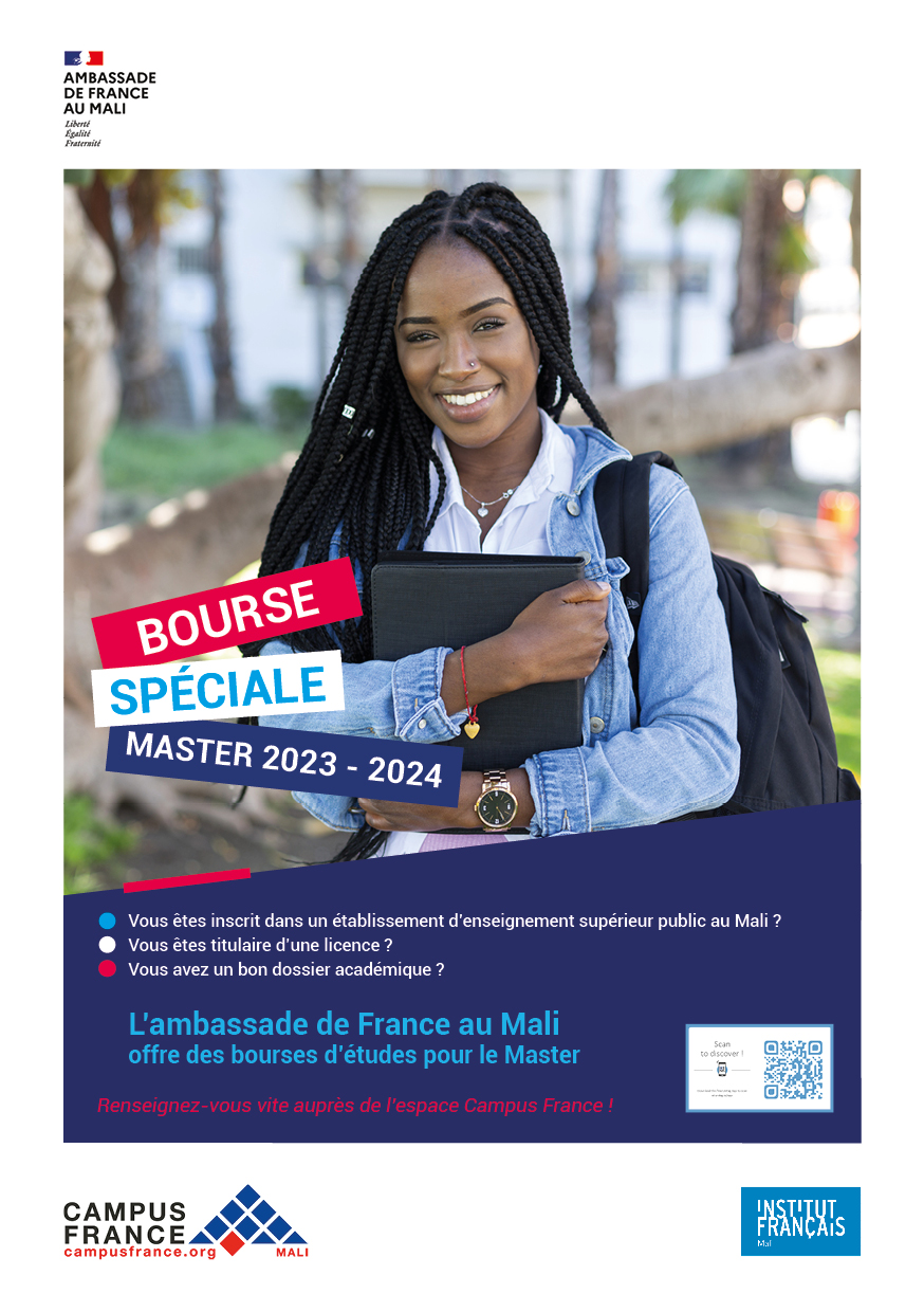 Appel à Candidature – Campagne BGF 2023-2024 | Bourse du Gouvernement français pour un diplôme de Master (Année universitaire 2023/2024)